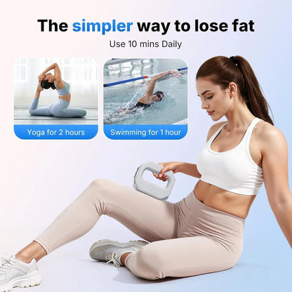 Portable Cordless Vibration Plate for Lymphatic Drainage Weight Loss Full Body Massager 6 Level Deep Tissue Percussive Fascia