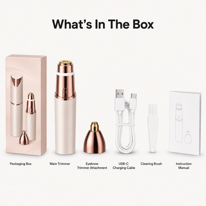 Veluneo 2-in-1 Facial Trimmer