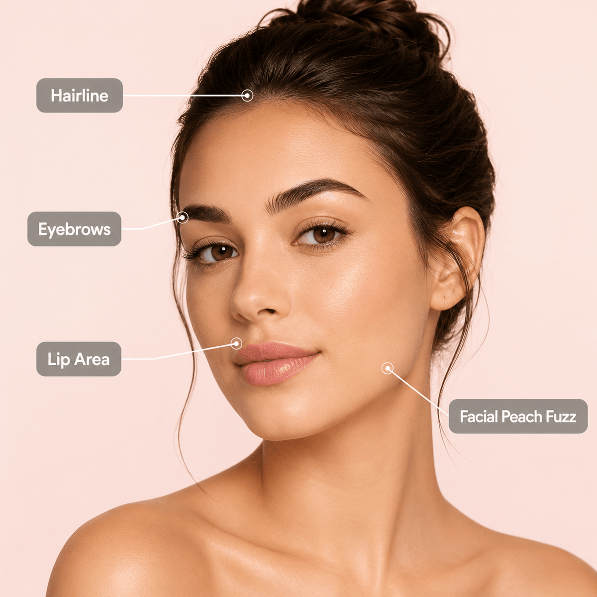 Veluneo 2-in-1 Facial Trimmer