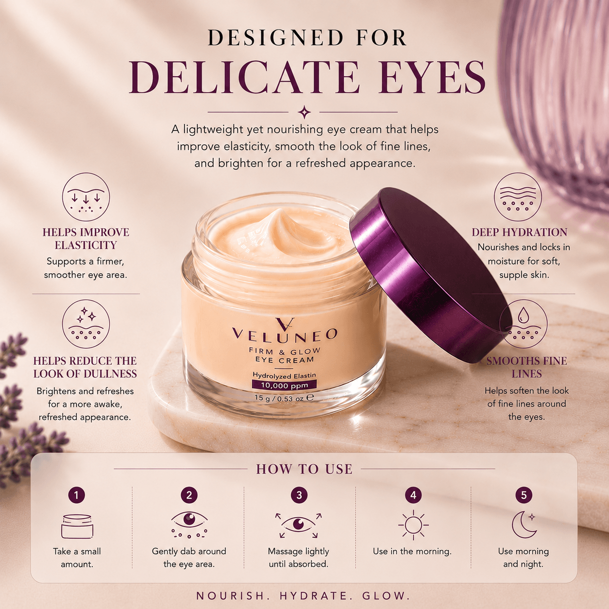 Veluneo Firm & Glow Eye Cream