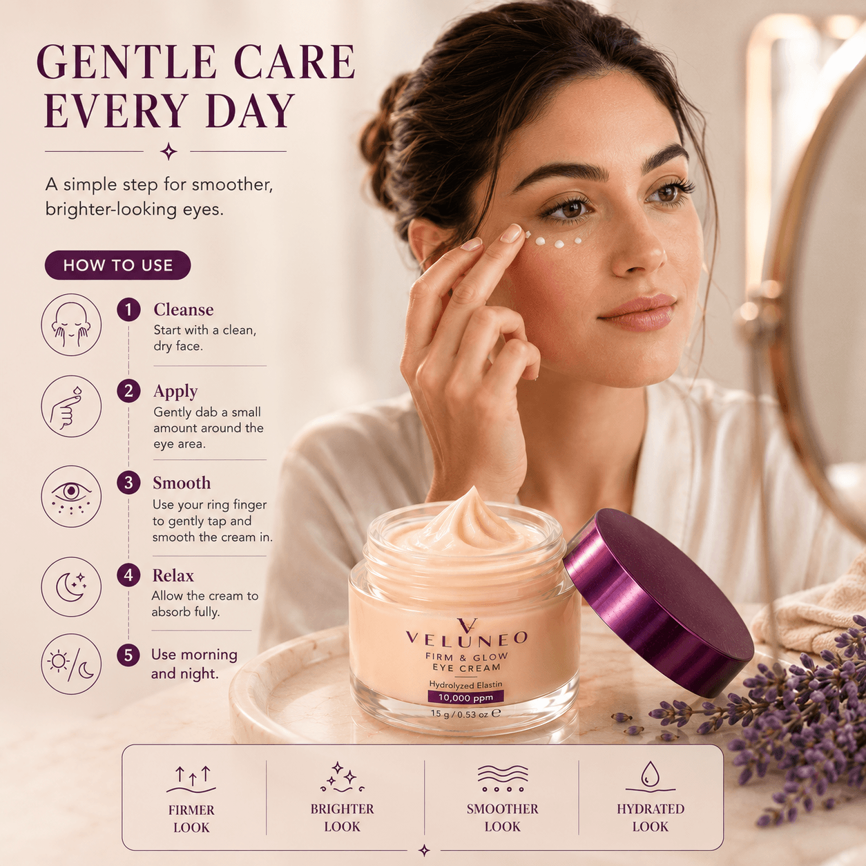 Veluneo Firm & Glow Eye Cream
