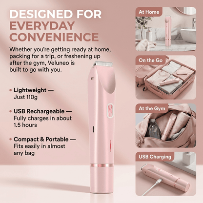 Veluneo™ 2-in-1 Body Shaver