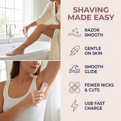 Veluneo™ 2-in-1 Body Shaver
