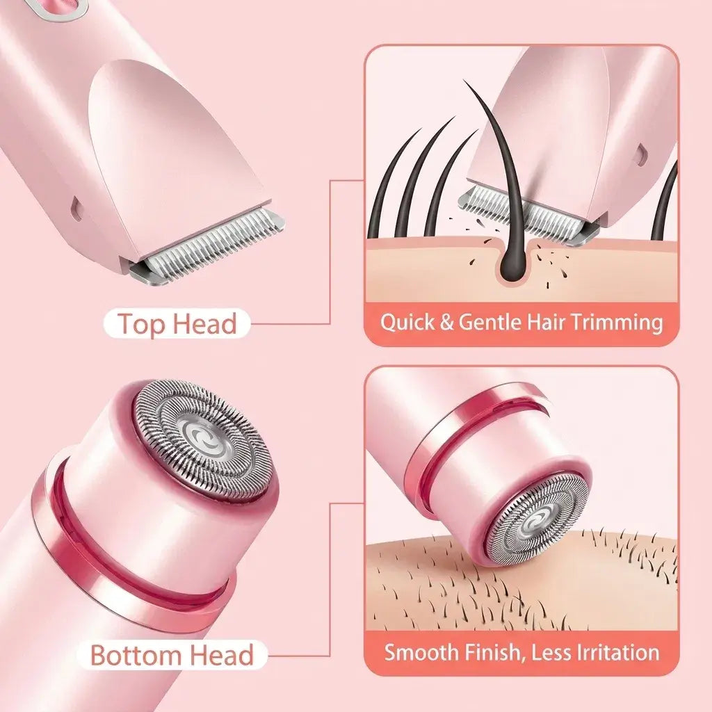 Veluneo™ 2-in-1 Body Shaver